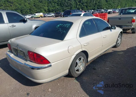 2000 Lincoln Ls V8 Auto from USA, damaged, VIN 1LNHM87A9YY897476